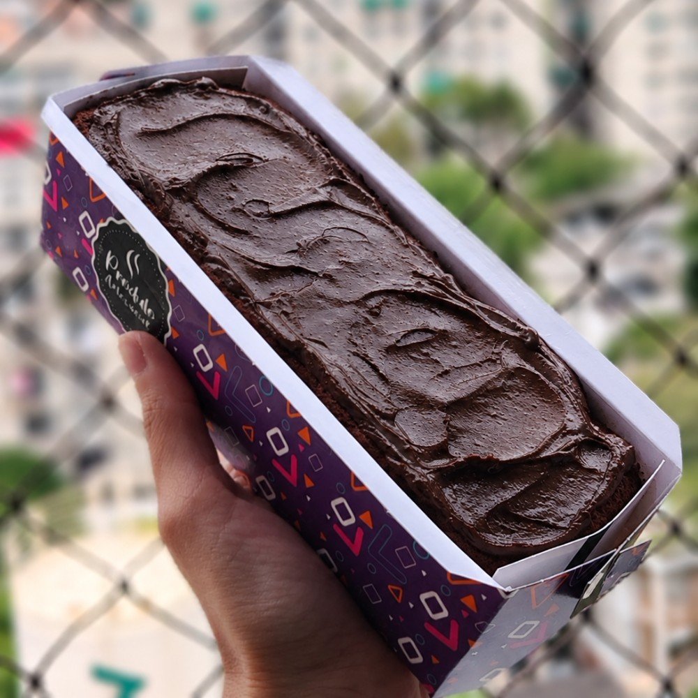 Bolo de chocolate com brigadeiro