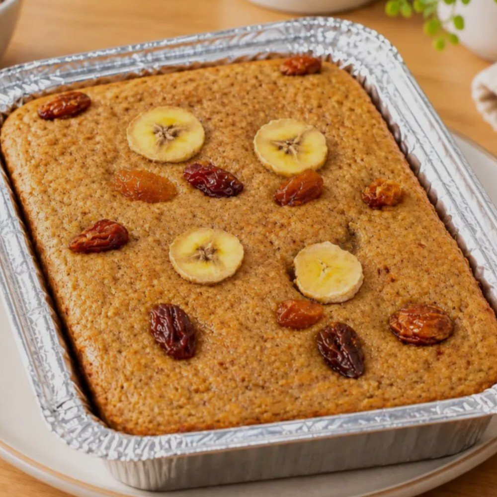 Bolo adoçado com frutas